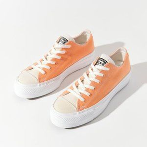 Orange Platform Low-top Converse